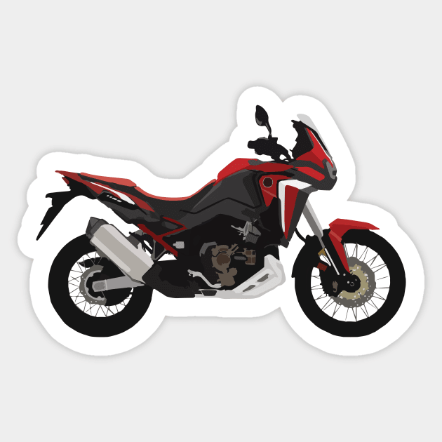 Motorcycle Honda CRF1100L Africa Twin Sticker by WiredDesigns